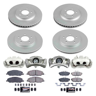 PowerStop® - Z23 Evolution Sport Plain Front and Rear Brake Kit with Calipers