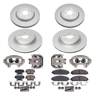 PowerStop® - Z23 Evolution Sport Plain Front and Rear Brake Kit with Calipers