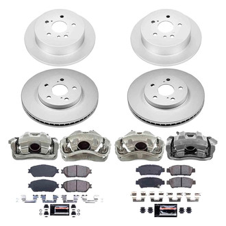 PowerStop® - Z23 Evolution Sport Plain Front and Rear Brake Kit with Calipers