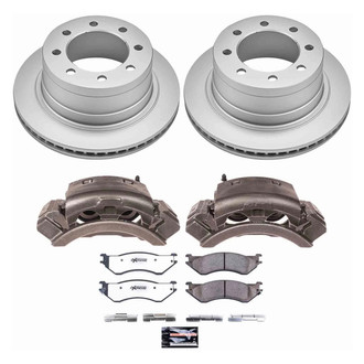 PowerStop® - Z36 Extreme Plain Rear Brake Kit with Calipers