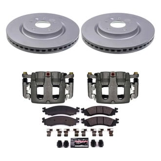 PowerStop® - Z23 Evolution Sport Plain Front Brake Kit with Calipers
