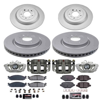 PowerStop® - Z23 Evolution Sport Plain Front and Rear Brake Kit with Calipers