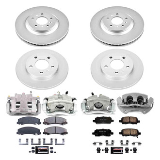 PowerStop® - Z23 Evolution Sport Plain Front and Rear Brake Kit with Calipers