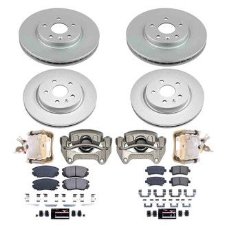 PowerStop® - Z23 Evolution Sport Plain Front and Rear Brake Kit with Calipers