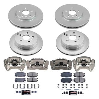 PowerStop® - Z23 Evolution Sport Plain Front and Rear Brake Kit with Calipers