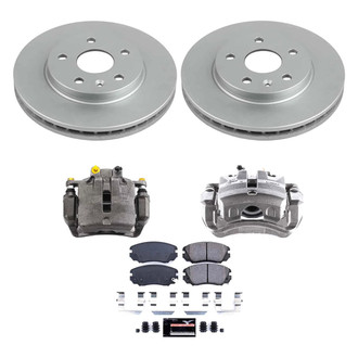 PowerStop® - Z23 Evolution Sport Plain Front Brake Kit with Calipers