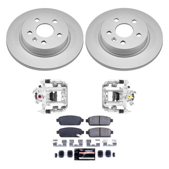 PowerStop® - Z23 Evolution Sport Plain Rear Brake Kit with Calipers