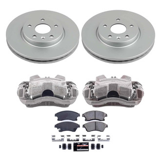 PowerStop® - Z23 Evolution Sport Plain Front Brake Kit with Calipers
