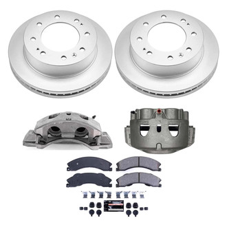PowerStop® - Z23 Evolution Sport Plain Front Brake Kit with Calipers