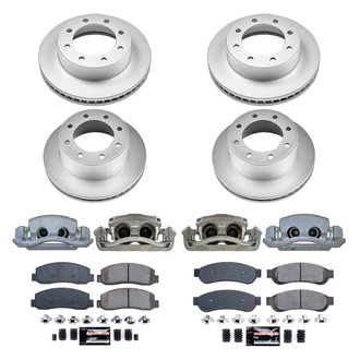 PowerStop® - Z23 Evolution Sport Plain Front and Rear Brake Kit with Calipers