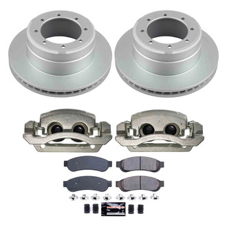 PowerStop® - Z23 Evolution Sport Plain Rear Brake Kit with Calipers