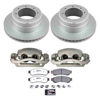 PowerStop® - Z36 Extreme Plain Rear Brake Kit with Calipers