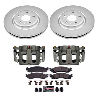 PowerStop® - Z23 Evolution Sport Plain Front Brake Kit with Calipers