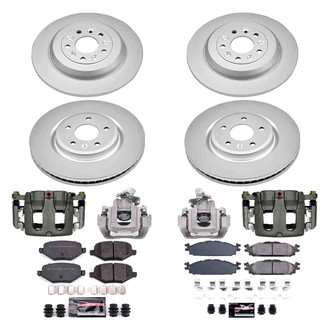 PowerStop® - Z23 Evolution Sport Plain Front and Rear Brake Kit with Calipers