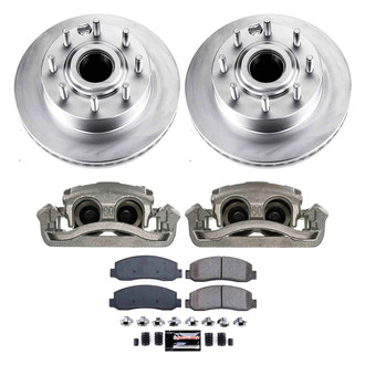 PowerStop® - Z23 Evolution Sport Plain Front Brake Kit with Calipers