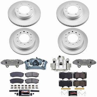 PowerStop® - Z23 Evolution Sport Plain Front and Rear Brake Kit with Calipers