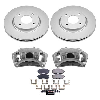 PowerStop® - Z23 Evolution Sport Plain Front Brake Kit with Calipers