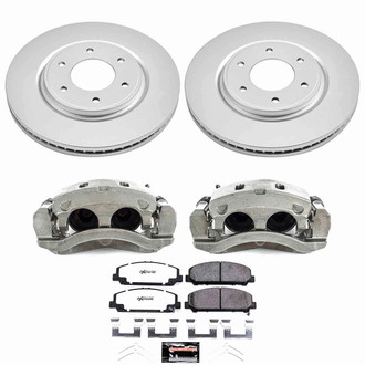 PowerStop® - Z36 Extreme Plain Front Brake Kit with Calipers