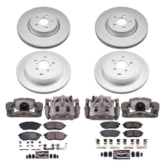 PowerStop® - Z23 Evolution Sport Plain Front and Rear Brake Kit with Calipers