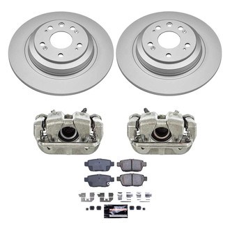 PowerStop® - Z23 Evolution Sport Plain Rear Brake Kit with Calipers