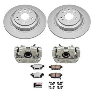 PowerStop® - Z36 Extreme Plain Rear Brake Kit with Calipers