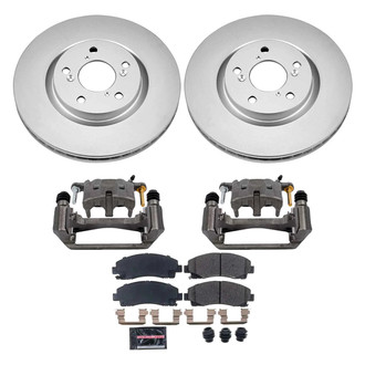 PowerStop® - Z23 Evolution Sport Plain Front Brake Kit with Calipers