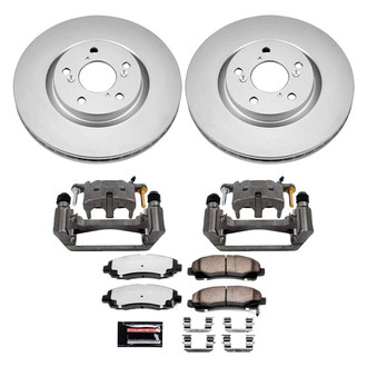 PowerStop® - Z36 Extreme Plain Front Brake Kit with Calipers