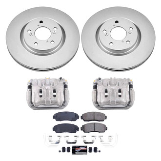 PowerStop® - Z23 Evolution Sport Plain Front Brake Kit with Calipers