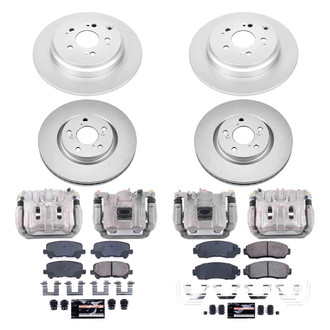 PowerStop® - Z23 Evolution Sport Plain Front and Rear Brake Kit with Calipers