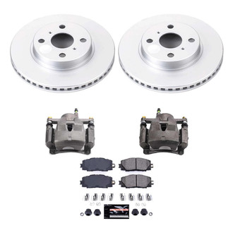 PowerStop® - Z23 Evolution Sport Plain Front Brake Kit with Calipers