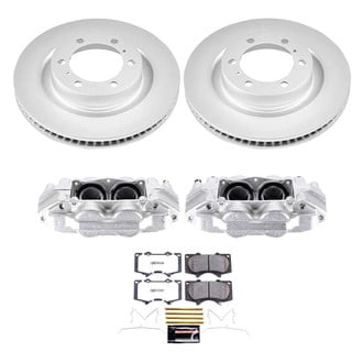 PowerStop® - Z36 Extreme Plain Front Brake Kit with Calipers