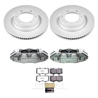 PowerStop® - Z36 Extreme Plain Front Brake Kit with Calipers