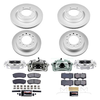 PowerStop® - Z23 Evolution Sport Plain Front and Rear Brake Kit with Calipers