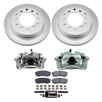 PowerStop® CPR5875-23 - Z23 Evolution Sport Plain Rear Brake Kit with Calipers