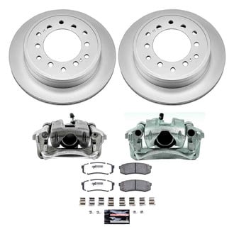PowerStop® CPR5875-36 - Z36 Extreme Plain Rear Brake Kit with Calipers