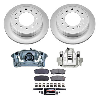 PowerStop® - Z23 Evolution Sport Plain Rear Brake Kit with Calipers