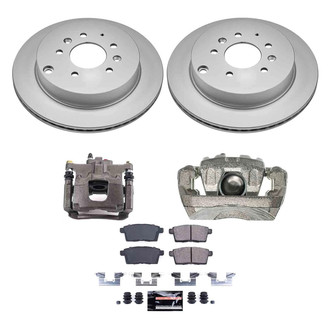 PowerStop® - Z23 Evolution Sport Plain Rear Brake Kit with Calipers