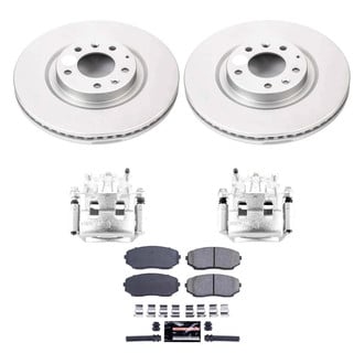PowerStop® - Z23 Evolution Sport Plain Front Brake Kit with Calipers