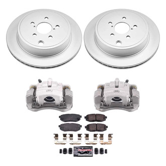 PowerStop® - Z23 Evolution Sport Plain Rear Brake Kit with Calipers