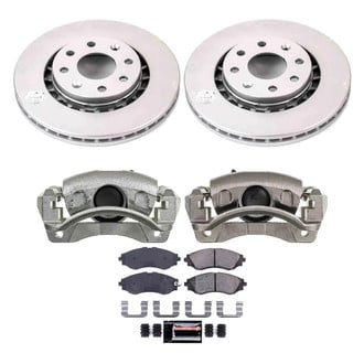 PowerStop® - Z23 Evolution Sport Plain Front Brake Kit with Calipers