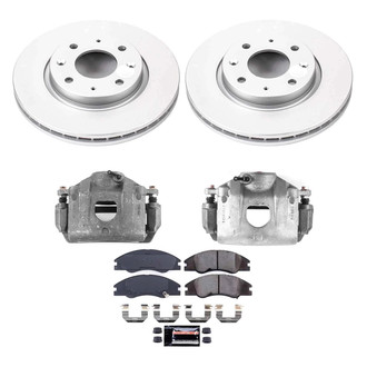 PowerStop® - Z23 Evolution Sport Plain Front Brake Kit with Calipers