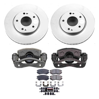 PowerStop® - Z23 Evolution Sport Plain Front Brake Kit with Calipers