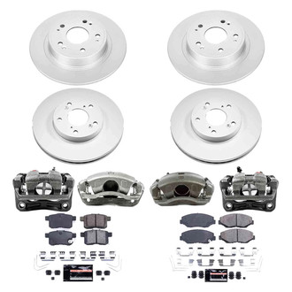 PowerStop® - Z23 Evolution Sport Plain Front and Rear Brake Kit with Calipers