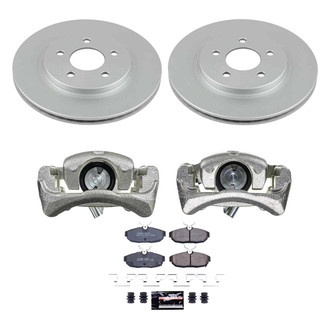 PowerStop® - Z23 Evolution Sport Plain Rear Brake Kit with Calipers