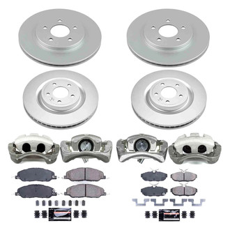 PowerStop® - Z23 Evolution Sport Plain Front and Rear Brake Kit with Calipers