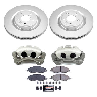 PowerStop® - Z23 Evolution Sport Plain Front Brake Kit with Calipers