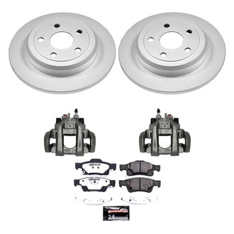 PowerStop® - Z36 Extreme Plain Rear Brake Kit with Calipers