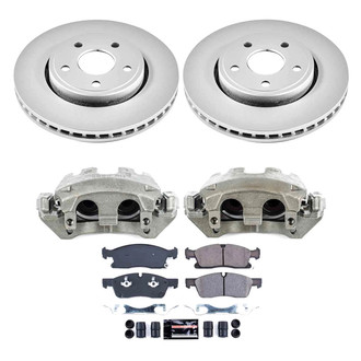 PowerStop® - Z23 Evolution Sport Plain Front Brake Kit with Calipers