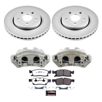 PowerStop® - Z36 Extreme Plain Front Brake Kit with Calipers