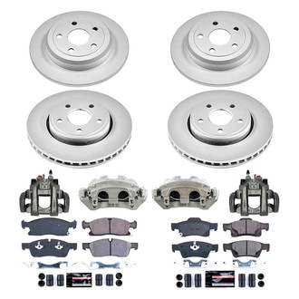 PowerStop® - Z23 Evolution Sport Plain Front and Rear Brake Kit with Calipers